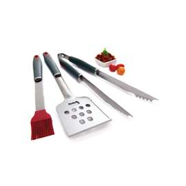 GrillPro 40025 Tool Set, Stainless Steel, 3