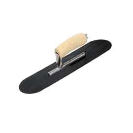 Marshalltown QLT Series PT144B Pool Trowel, Curved Handle, Steel Blade