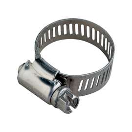 ProSource Interlocked Hose Clamp, 5-1/8 - 6 In, Stainless Steel