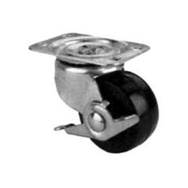 ProSource Heavy Duty Swivel Caster, 2-1/2 In Dia, 130 Lb, Rubber