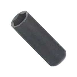 Vulcan Deep Impact Socket, 3/8 In Drive, 6 Points, 11/16 In, Chrome Molybdenum Alloy Steel