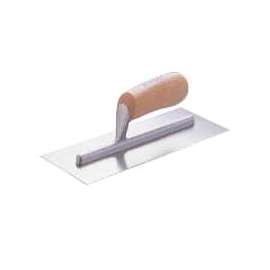 Vulcan Cement Trowel, 4 In W X 16 In L High Carbon Steel Blade, Wood Handle