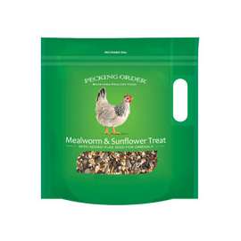 Pecking Order 009328 Mealworm/Sunflower Chicken Treat, 3 lb Bag
