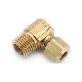 Anderson Metals 750069-0406 Tube Elbow, 1/4 in, 3/8 in, 90 deg, 300 psi
