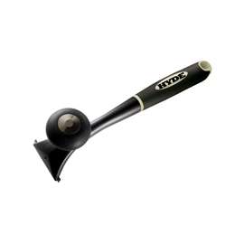 HYDE 10620 Pull Scraper, 2-1/2 in L x 2-1/2 in W Blade, Tungsten Carbide Blade, Black/Cream Handle