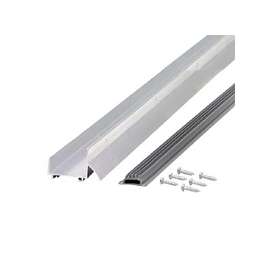 M-D 06155 Door Bottom with Drip Cap, 36 in L, 2.4 in W, Aluminum