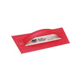 Marshalltown QLT Series 6261 Trowel, 9-1/2 in L, 4-1/4 in W, V Notch, 1/8 in W x 3/32 in D Notch