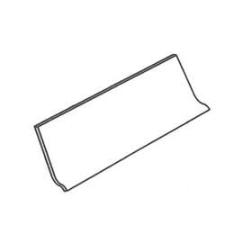 M-D 75697 Wall Base, 4 ft L, 2-1/2 in W, Vinyl, White