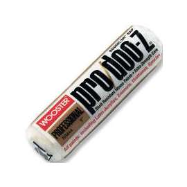 WOOSTER RR644-9 Paint Roller Cover, 3/4 in Thick Nap, Fabric Cover, White