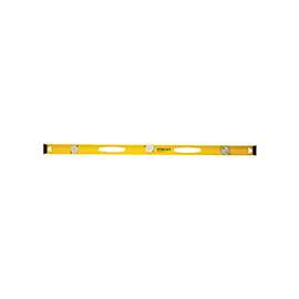 STANLEY 42-324 I-Beam Level, Level/Plumb Vial, 3-Vial, 1-Hang Hole, Aluminum