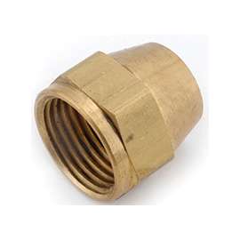 Anderson Metals 754014-10 Flare Nut, 5/8 in Flare, 650 psi, Brass