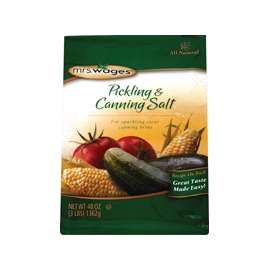 Mrs. Wages W510-B4425 Pickling and Canning Salt, 48 oz Pouch