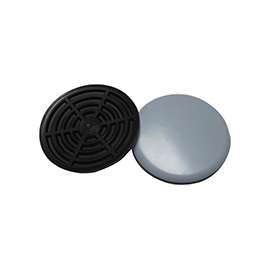 Magic Sliders 04100 Furniture Slide Glide, 3200 lb Weight Capacity, Polymer-Coated, Plastic, Gray