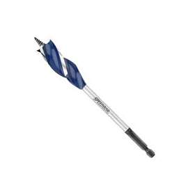 IRWIN SPEEDBOR 3041020 Auger Bit Wood Boring Bit, Tapered Flute, 2-7/8 in L Flute, Hex Shank, 3/8 in Dia Shank