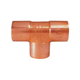 EPC 111 Series 32970 Pipe Tee, 2 in Run, Sweat x Sweat Run Connection, Sweat Branch Connection