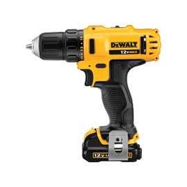 DeWALT DCD710S2 Drill/Driver Kit, 12 V Battery, Lithium-Ion Battery, 3/8 in Chuck