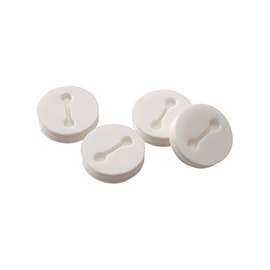 HUBBELL 5269-1 Closure Plug, 5/16 in L, 13/16 in W, Metal