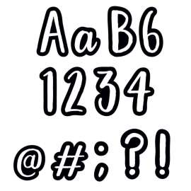 Bold & Bright Classroom Cafe 4" Designer Letters