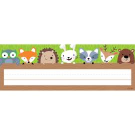 Woodland Friends Name Plate, 36/Pack
