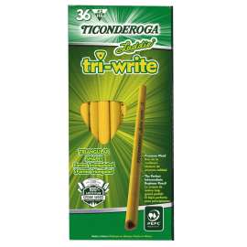 Laddie Tri-Write Intermediate Size No. 2 Pencils without Eraser, 36/Box