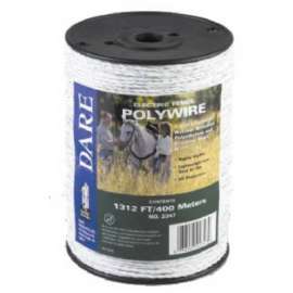 1312' WHT Poly Wire