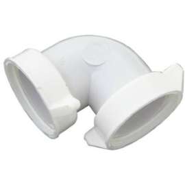MP WHT 90DEG DrainElbow