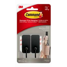 2PK SM Matte BLK Hook