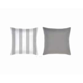 GRY Stripe Toss Pillow