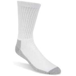 3PK XL WHT Crew Sock