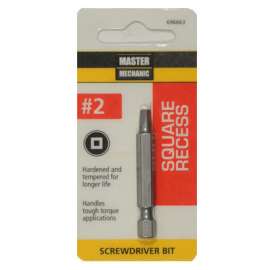 MM #2SQ Reces 2"Scr Bit