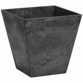 12" BLK SQ Ella Planter