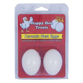 2PK WHT Cera Nest Eggs