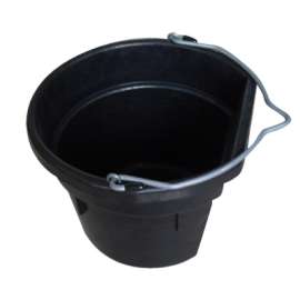 MR 12QT FLT Rubb Bucket