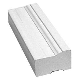 8' WHT PVC Brickmould