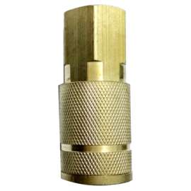 MM 1/4 FNPT T Coupler