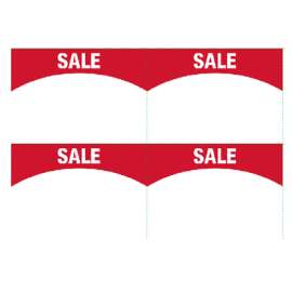 50PK 4Up SaleSign Stock