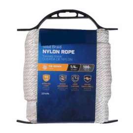 1/4x100 WHT Nyl Rope
