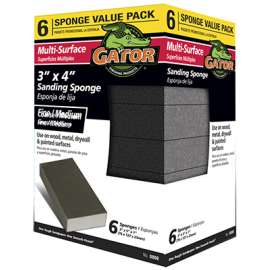 6PK MED/Coa Sand Sponge