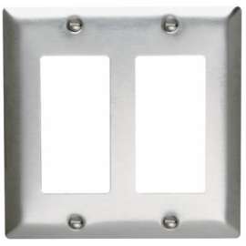 2G SS Decor Wall Plate