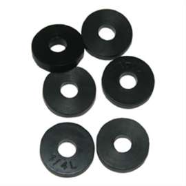 6PK 1/4L FLTBibb Washer