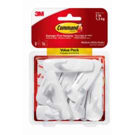 8PK MED WHT CommandHook