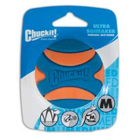 MED Squeak Dog Ball Toy