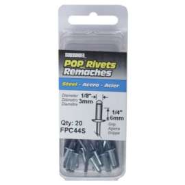 20PK MED STL Rivet