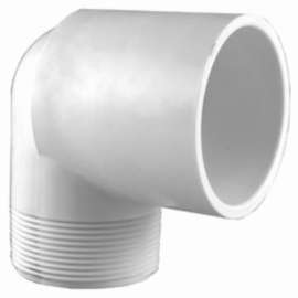 2" WHT 90 DEG St Elbow