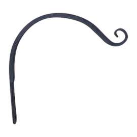 GT 12" BLK Curv Hook