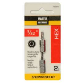 MM 2PK3/32"Hex Key1"Bit