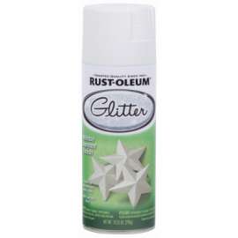 10.25OZ WHT Glit Spray