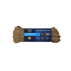 1/4x100Tan Poly Rope