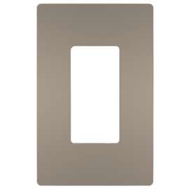 NI 1G Plas Wall Plate