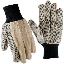 LG Mens Dot Canv Glove